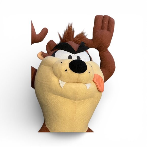 LOONEY TUNES Tazmanian Devil Plush Stuffed Animal 13" Taz - Picture 2 of 5